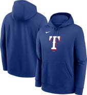 Nike Men's Nike Royal Texas Rangers Logo Club Fleece Pullover Hoodie