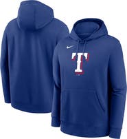 Nike Men's Nike Royal Texas Rangers Logo Club Fleece Pullover Hoodie