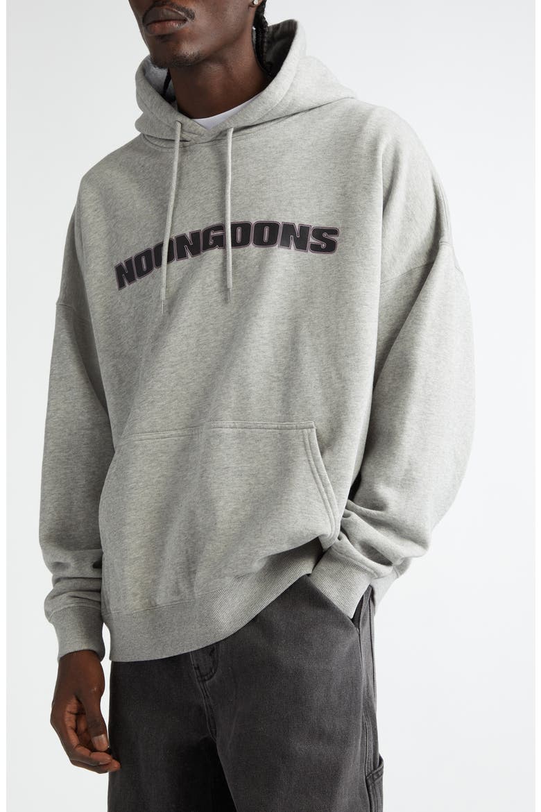 Presence Cotton Fleece Graphic Hoodie, Alternate, color, HEATHER GREY