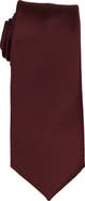 Brooklyn Brigade Men's Solid Satin X-Long Tie