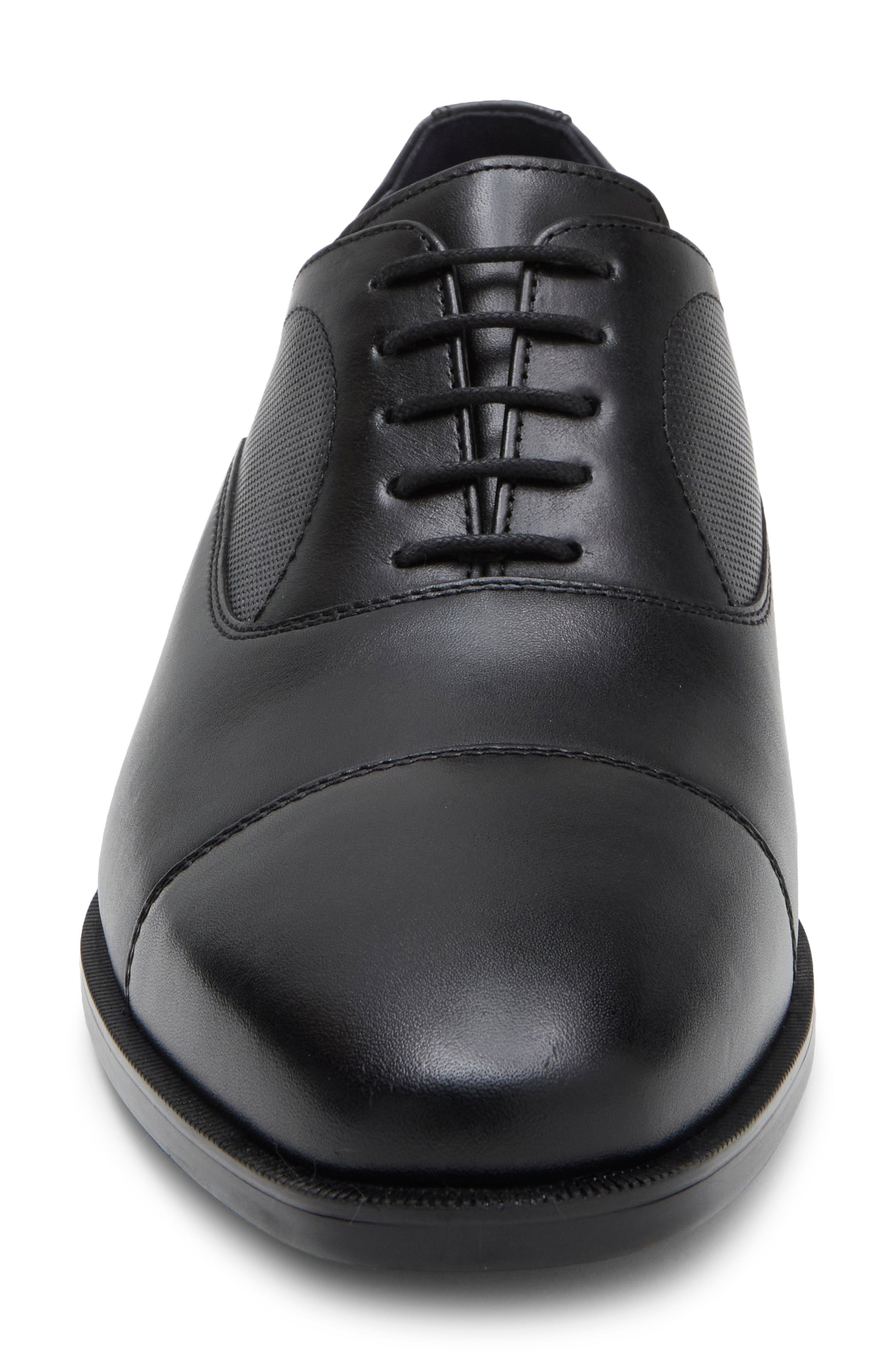 Mills Cap Toe Oxford, Alternate, color, BLACK