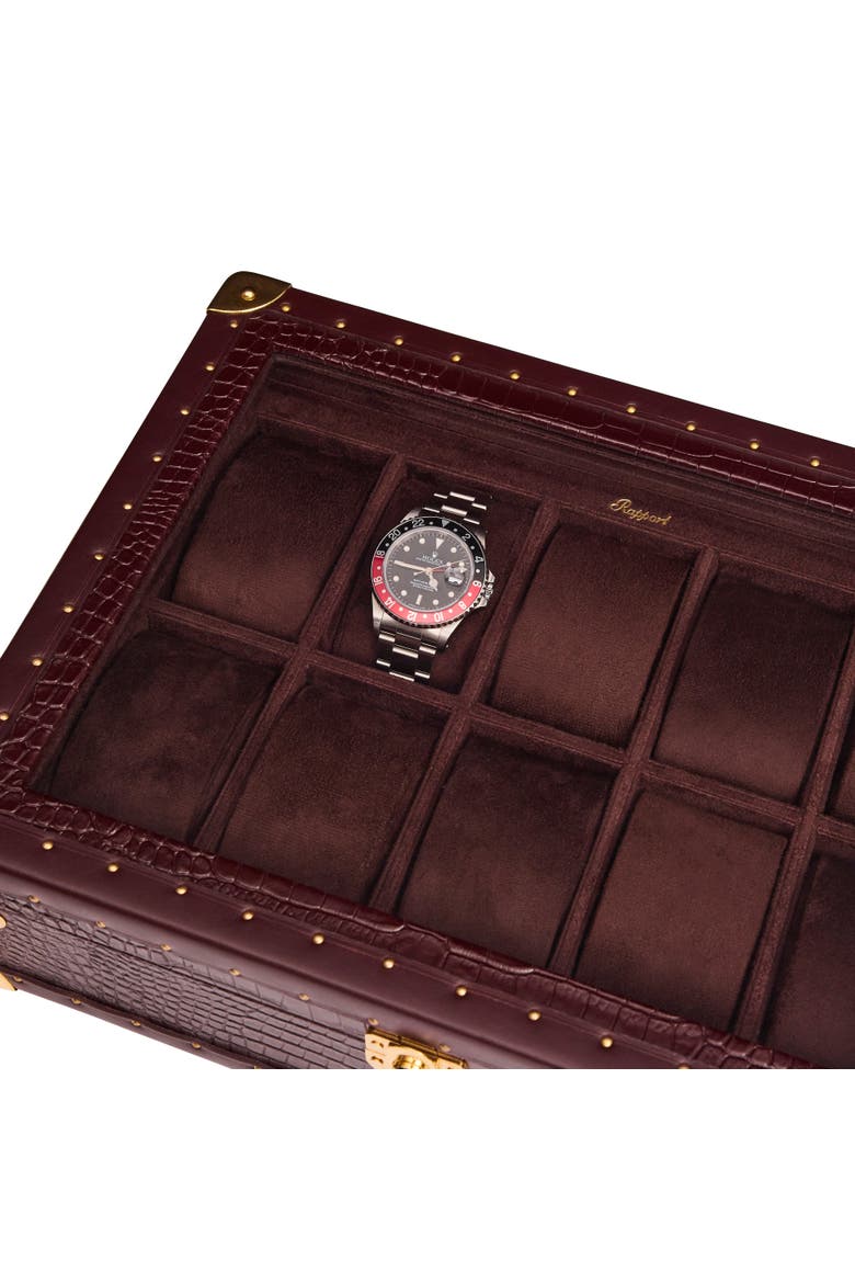 Brompton Optic Ten Watch Box, Alternate, color, Brown