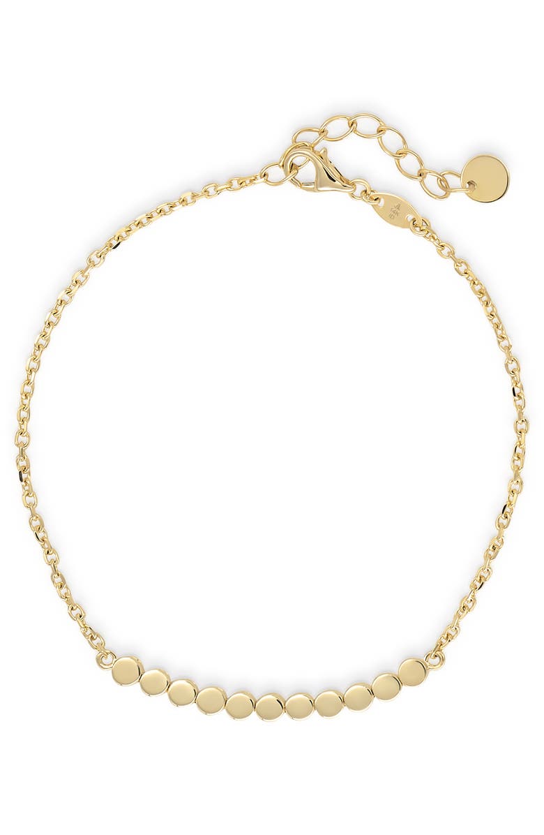 DEVATA Round Link Chain Bracelet in 14K Gold, Alternate, color, Yellow Gold