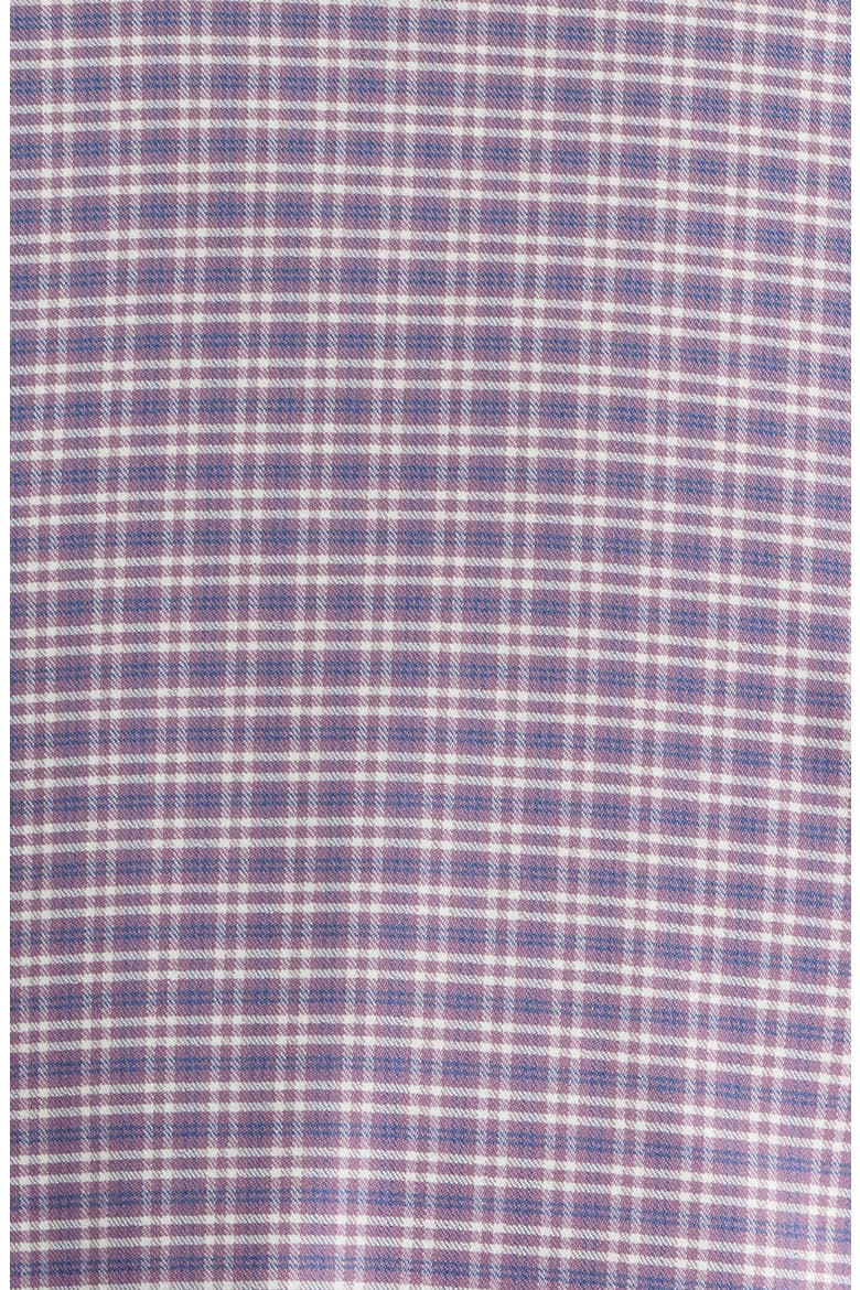 Petaluma Check Performance Twill Button-Down Shirt, Alternate, color, PARISIAN FIG