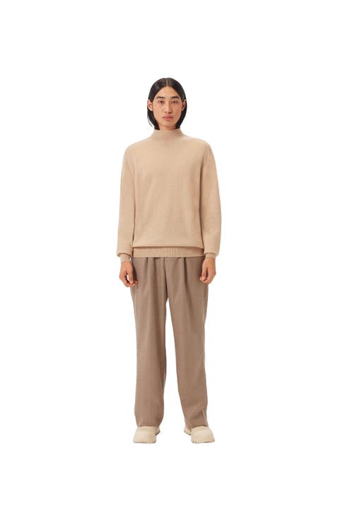Essential Mock Neck Cashmere Sweater