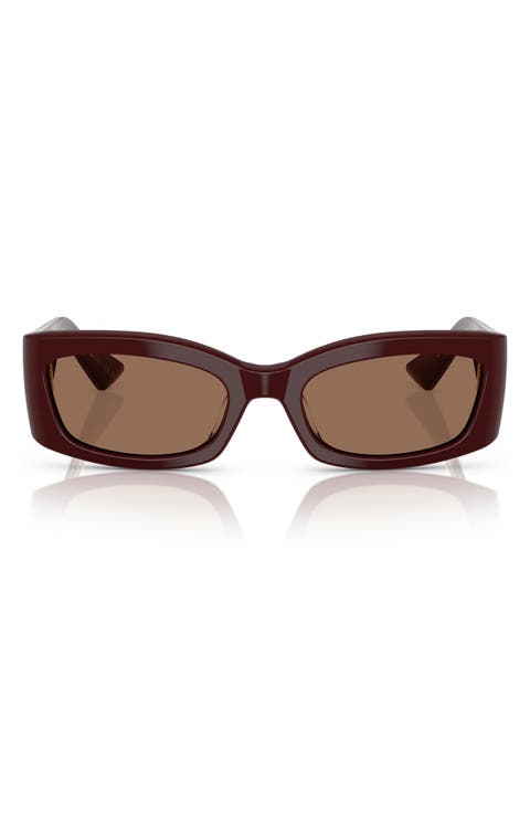 x KHAITE 54mm Pillow Sunglasses