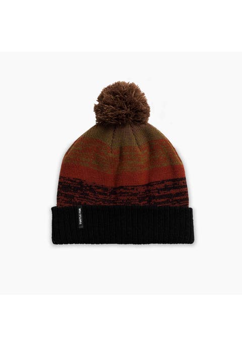 Fade Cuffed Pom Winter Hat