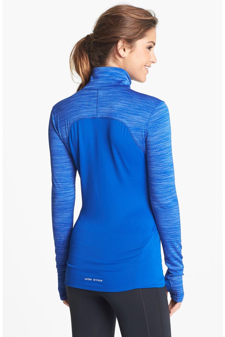 'Qualifier' Quarter Zip Top, Alternate, color, BLUE