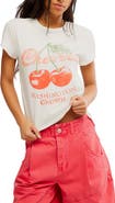 Free People Nova Organic Cotton Blend Graphic T-Shirt