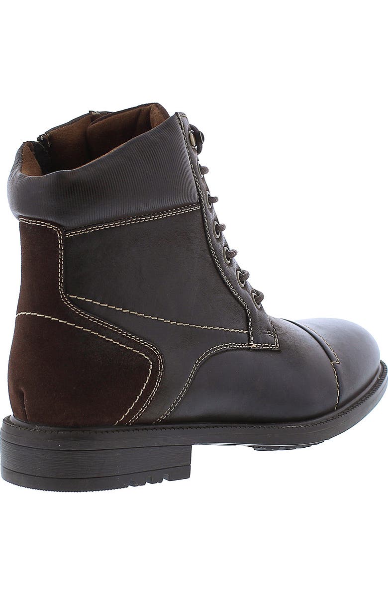 English Laundry Autry Cap Toe Leather Lace-Up Boot, Alternate, color,