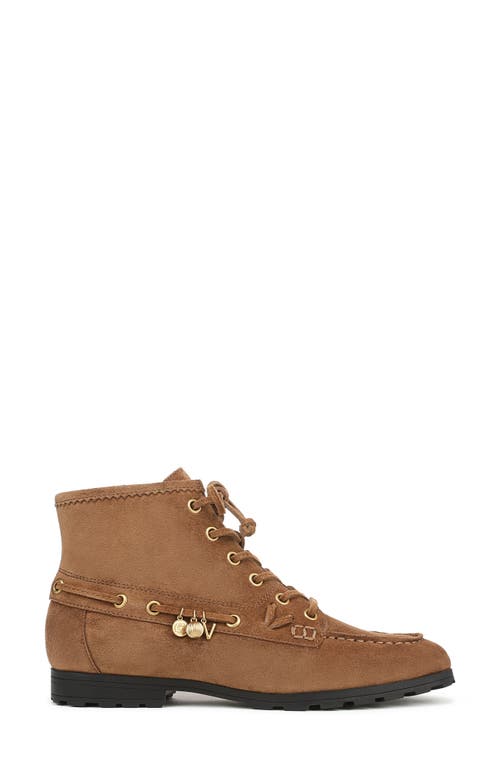 Veronica Beard Phaedra Lace-up Bootie In Brown