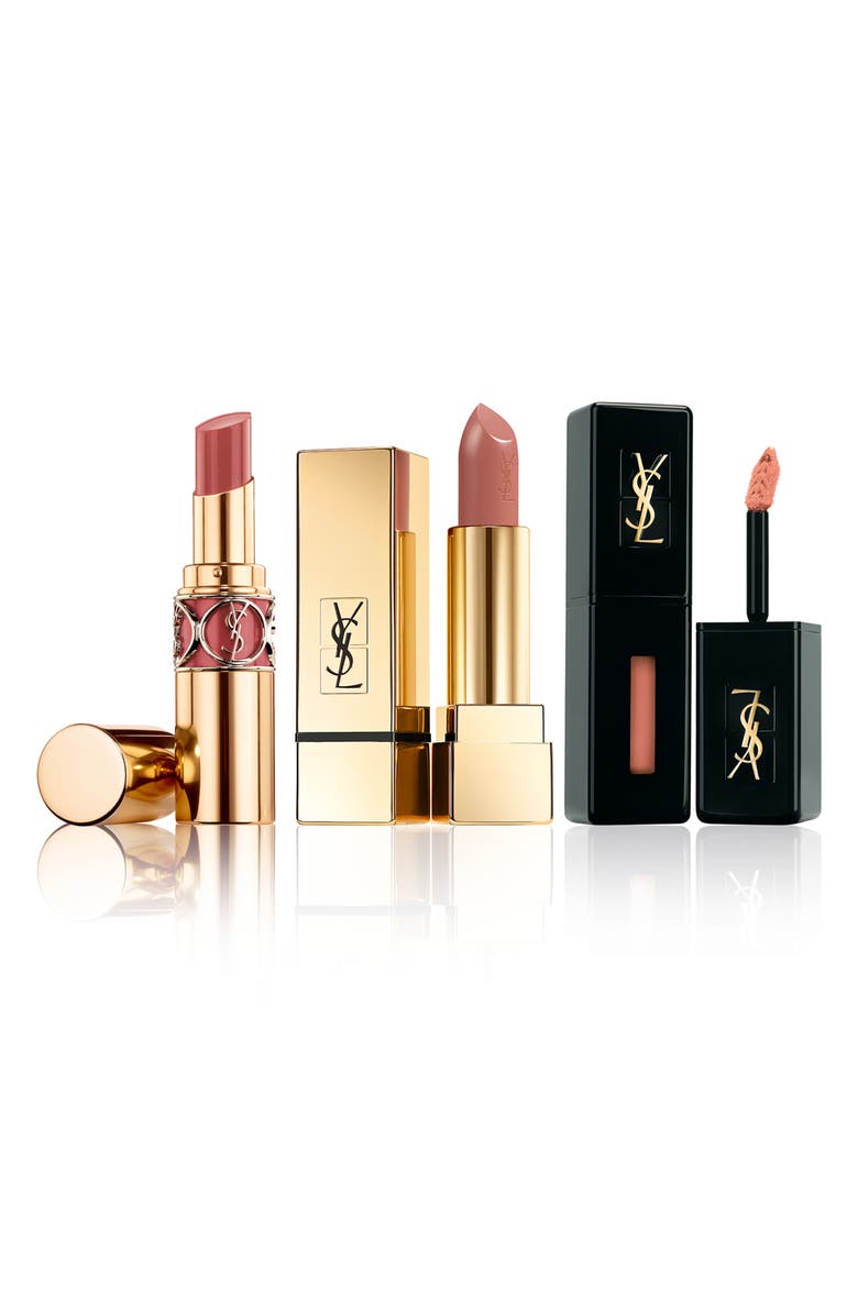 Yves Saint Laurent Nude Edition Lip Set, Alternate, color, 