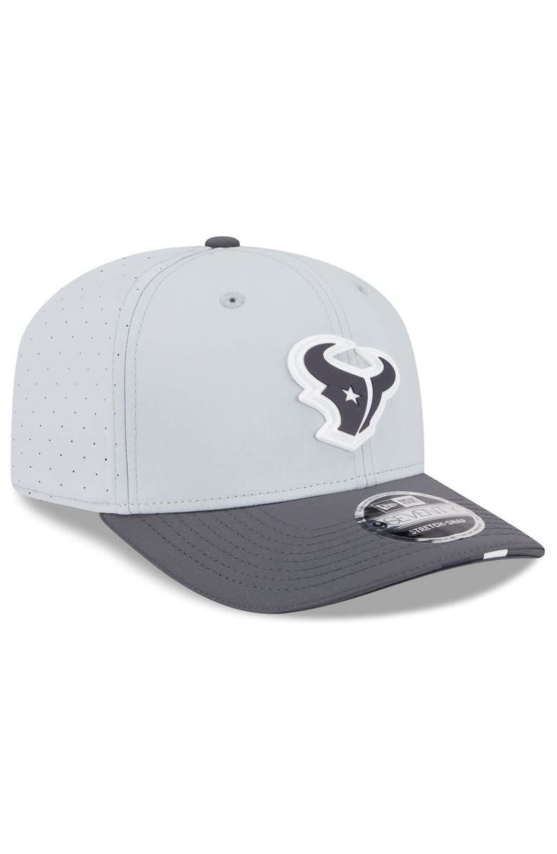 New Era Men's New Era  Gray/Graphite Houston Texans 2025 NFL Training Camp 9SEVENTY Adjustable Hat, Alternate, color, Gray