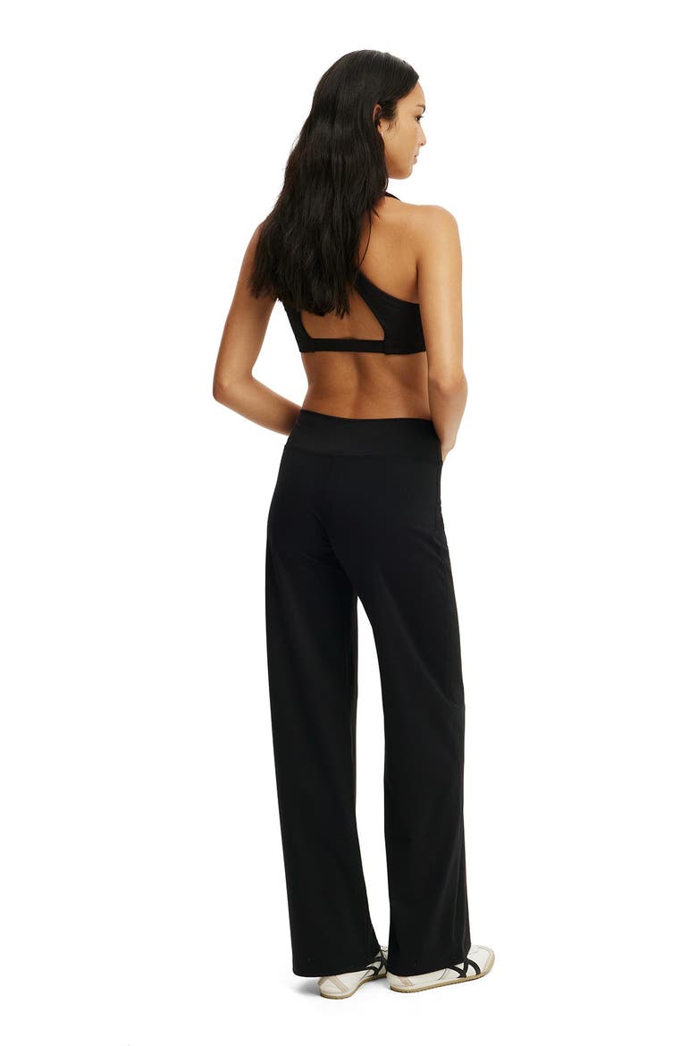 Women's Active Studio Wide Leg Pant, Alternate, color, Black