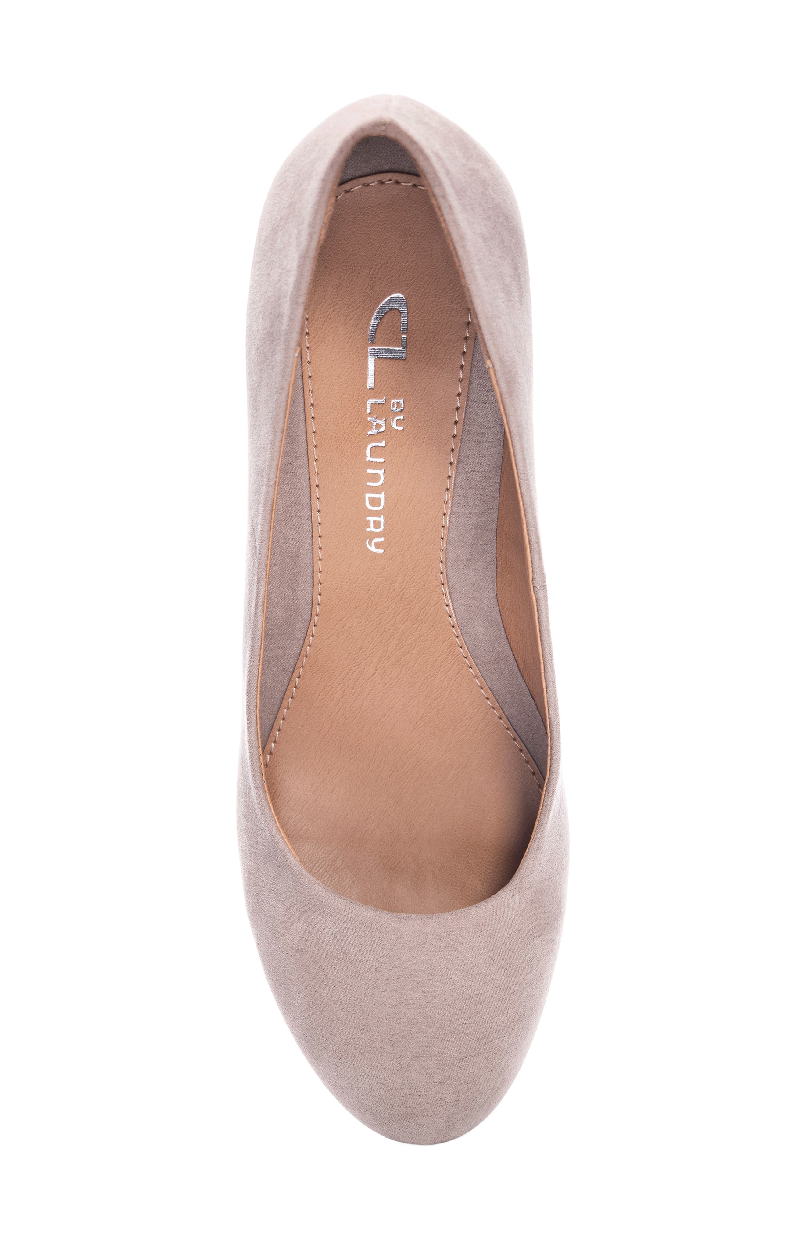 Nima Wedge Pump, Alternate, color, TAUPE