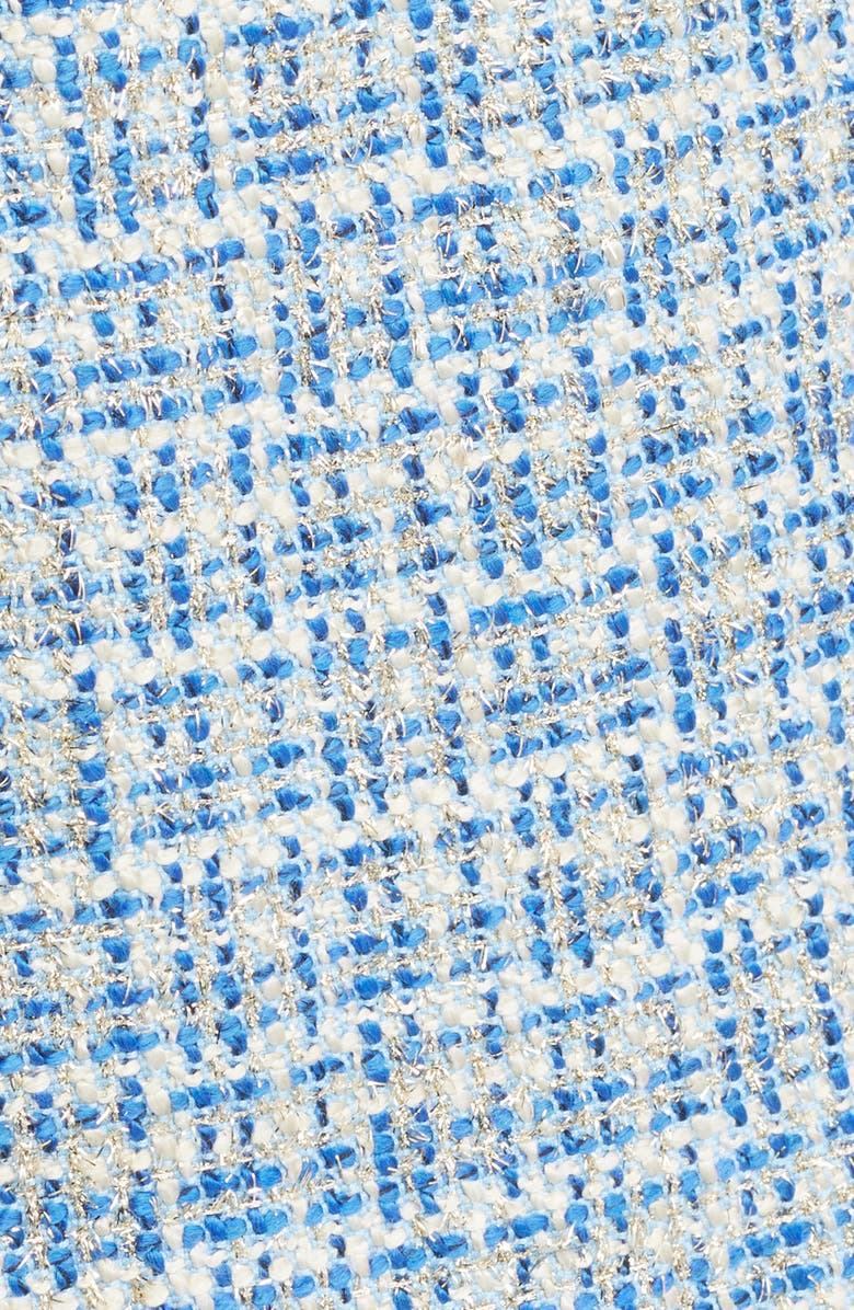 Lilly Pulitzer<sup>®</sup> Teddy Metallic Tweed Minidress, Alternate, color, Tangier Teal Ocean Deep