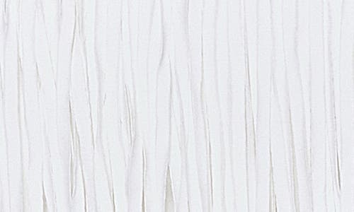 L*space Lspace Dixie Fringe Strapless Bikini Top In White