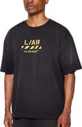 L/AB C/O OFF-WHITE Diag Garment Wash Graphic T-Shirt
