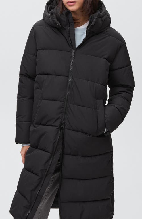 Mango Teen Hooded Puffer Coat In Animal Print