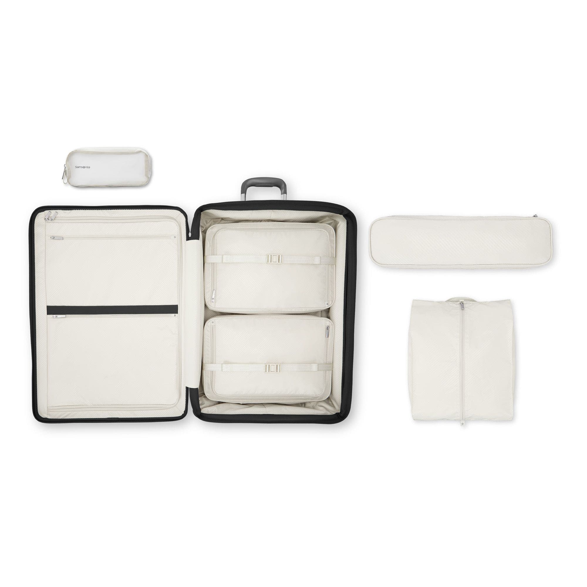 Samsonite Silhouette 18 Hardside Expandable 30" Checked Spinner, Alternate, color, Black