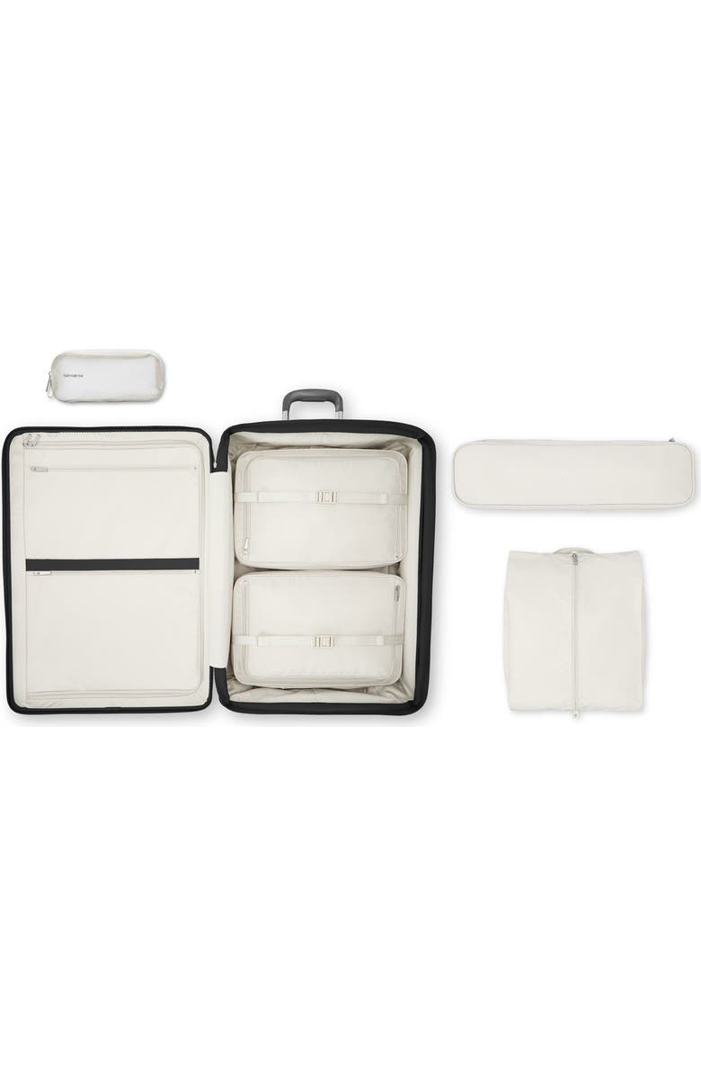 Samsonite Silhouette 18 Hardside Expandable 30" Checked Spinner, Alternate, color, Black