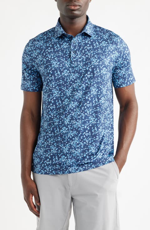 Ditsy Floral Tech Jersey Golf Polo