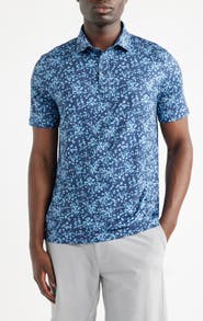 G/FORE Ditsy Floral Tech Jersey Golf Polo