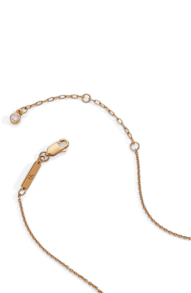 Alex and Ani Delicate Pave Star of David Pendant Necklace, Alternate, color, Gold