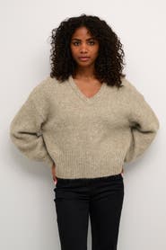 Kaffe KAtrina V-neck Casual Fit Pullover