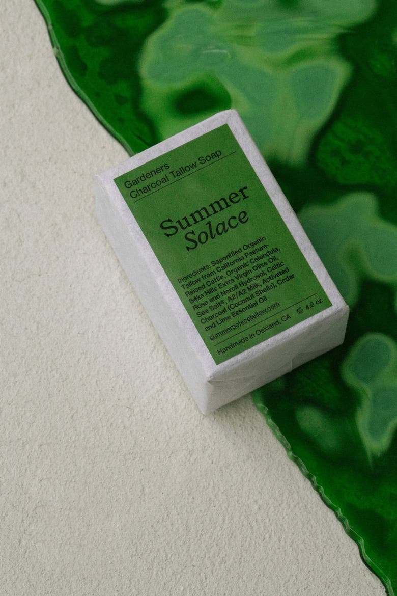Gardeners Activated Charcoal Bar Soap, Alternate, color, Charcoal