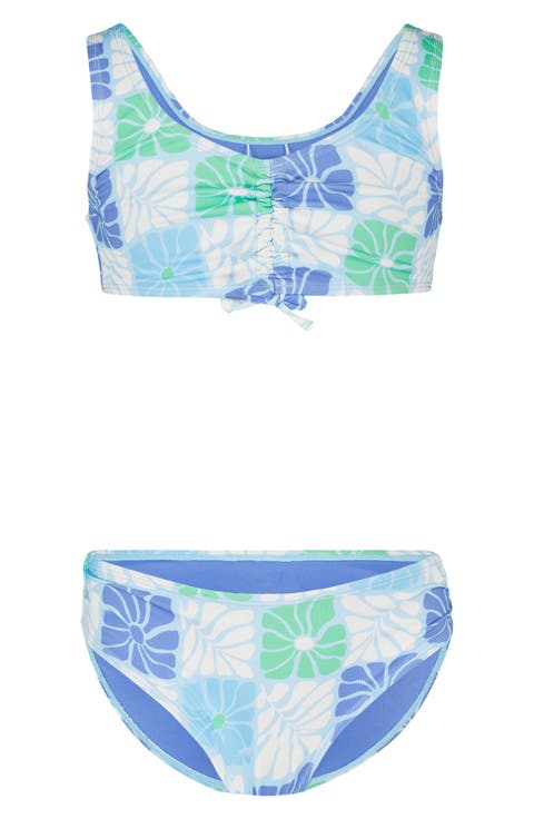 Kids' Floral Geo 2-Piece Bikini (Big Kid)