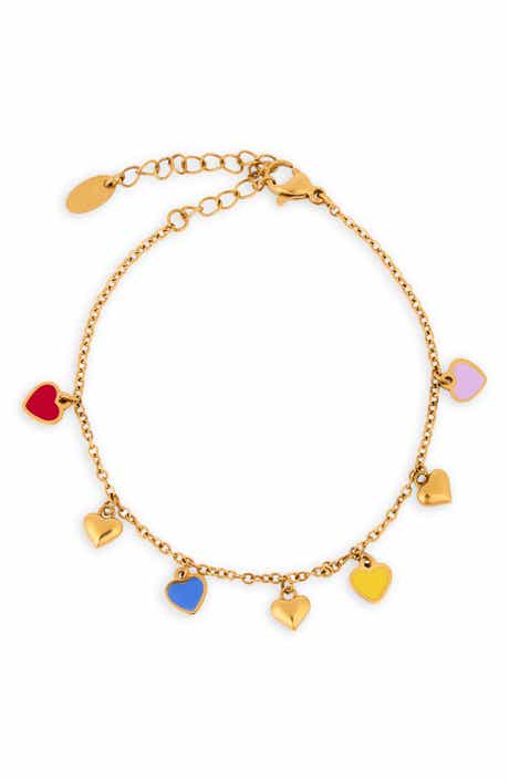 SAACHI Heart Charm Bracelet