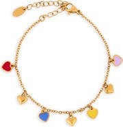 SAACHI Heart Charm Bracelet