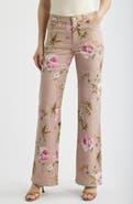 KOBI HALPERIN Leigh Floral Stretch Cotton Twill Pants