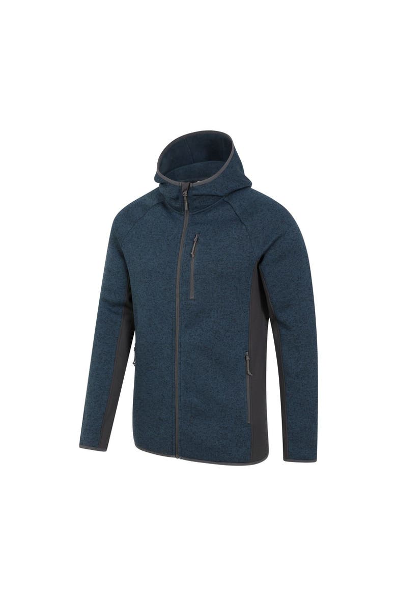 Treston Fleece Hooded Hoodie, Alternate, color, Navy