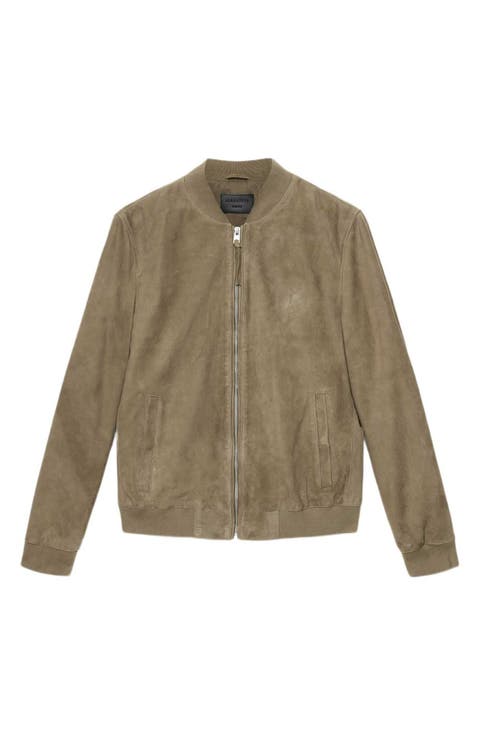 Morten Suede Bomber Jacket