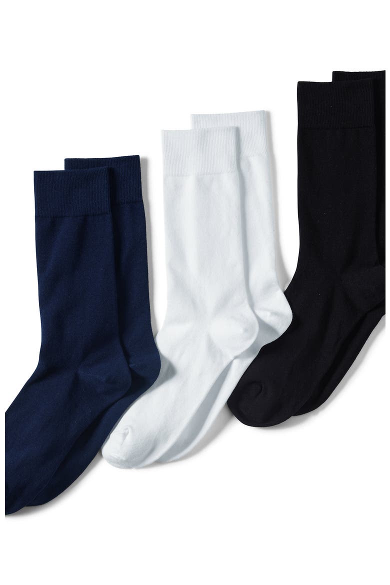 Crew Socks 3 Pack, Alternate, color, White
