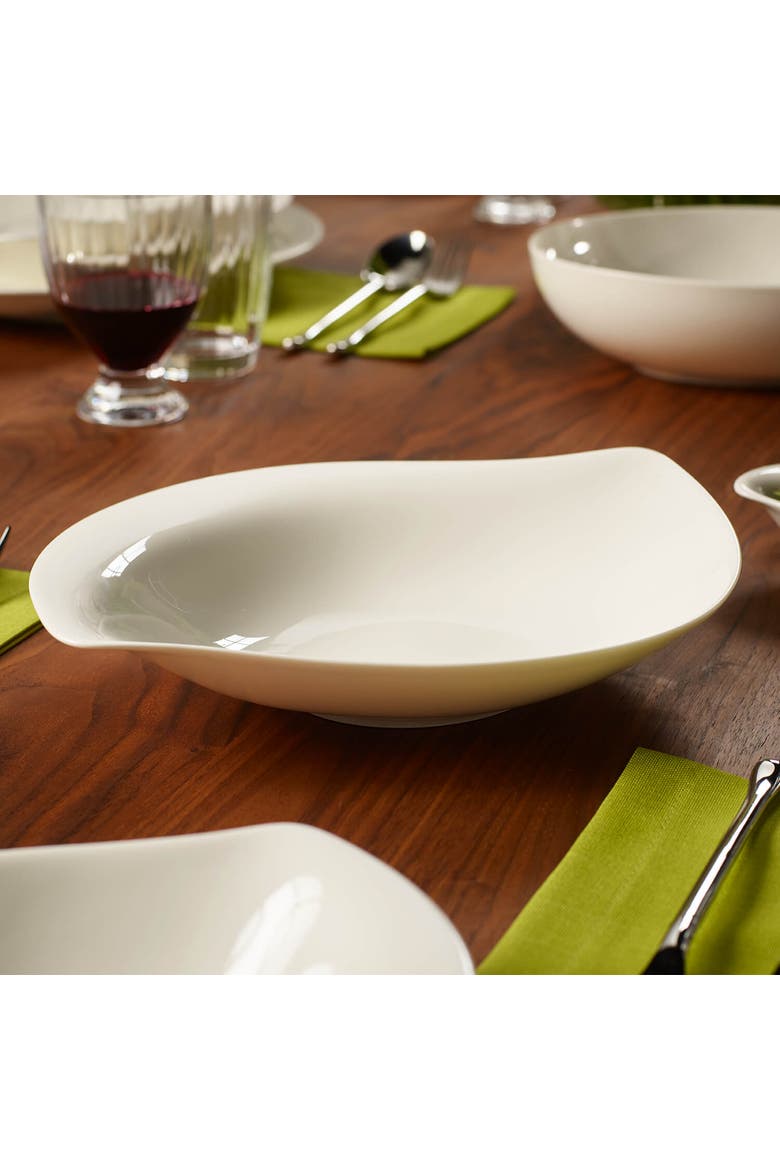New Cottage Special Serve Salad Deep Bowl, Alternate, color, White