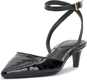 Irva Ankle Strap Pointed Toe Pump