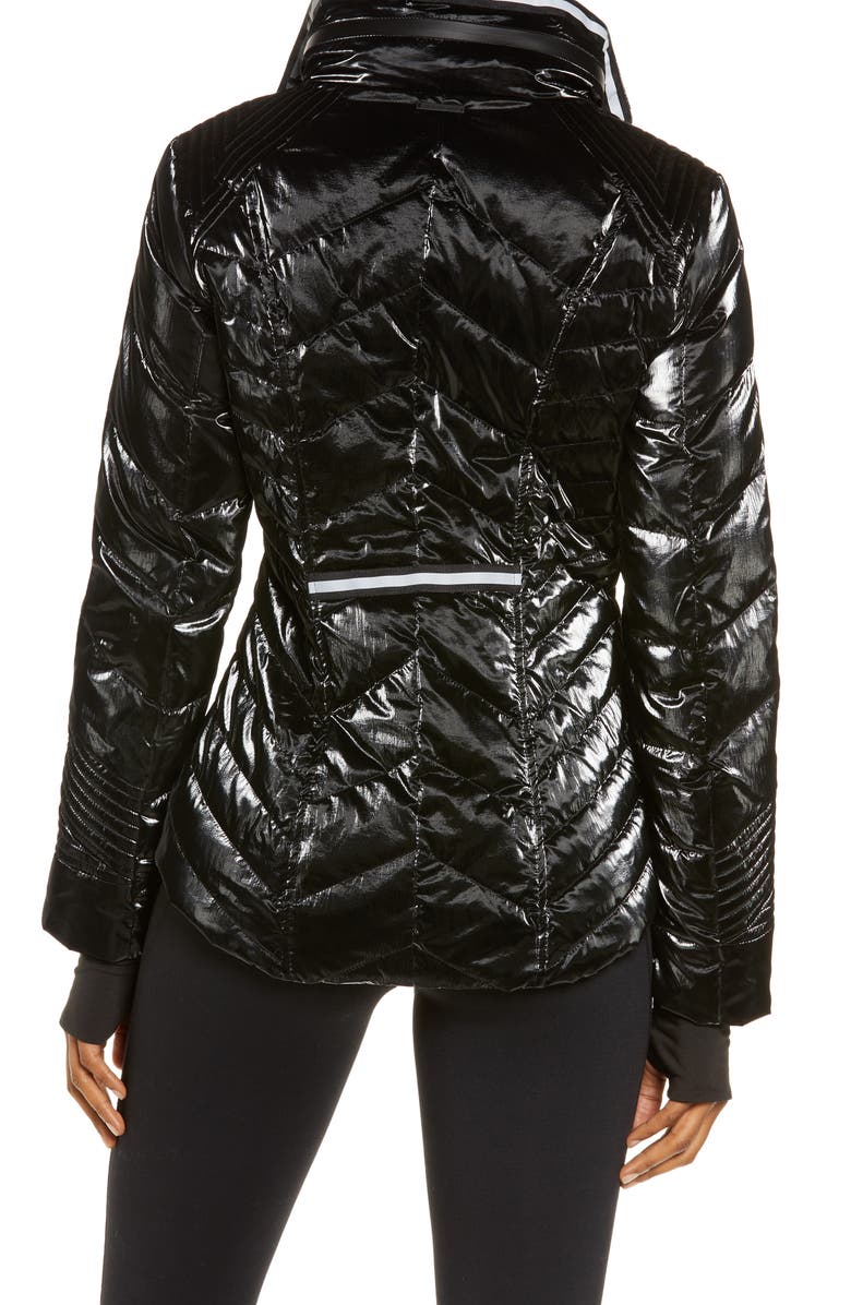 Blanc Noir Super Hero Down Puffer Jacket, Alternate, color, 