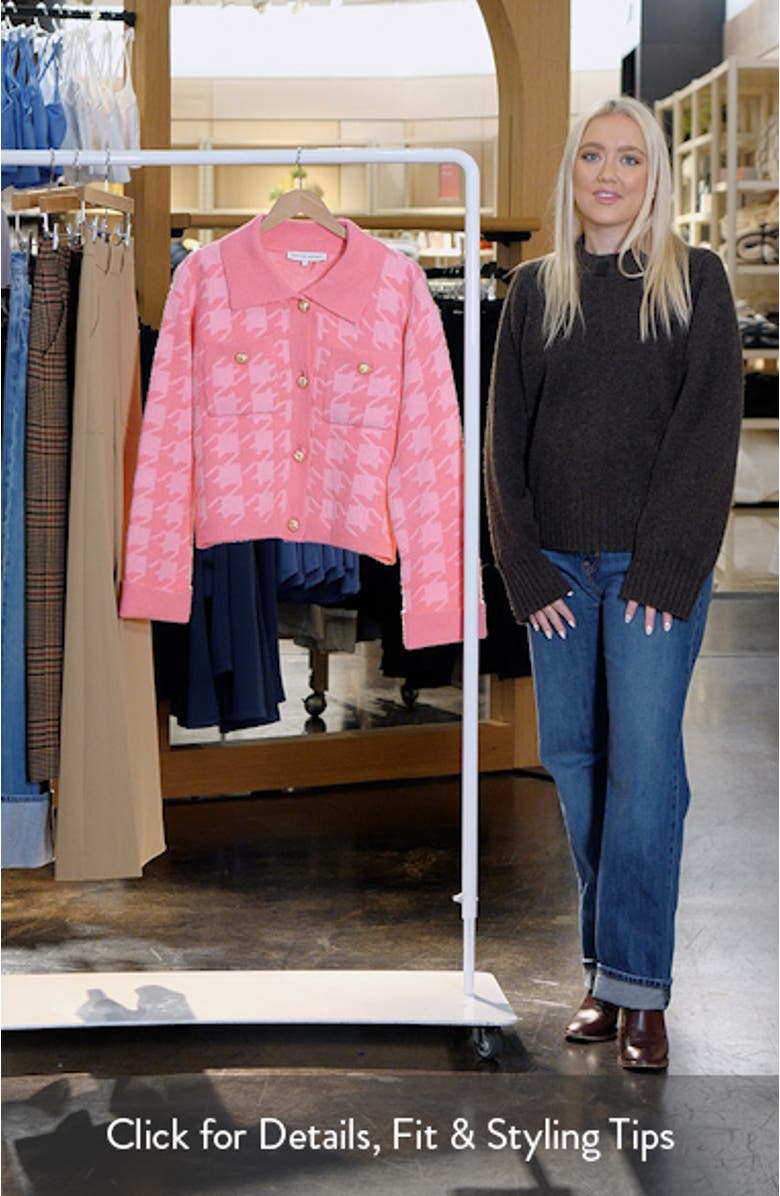 Houndstooth Cardigan, sales video thumbnail