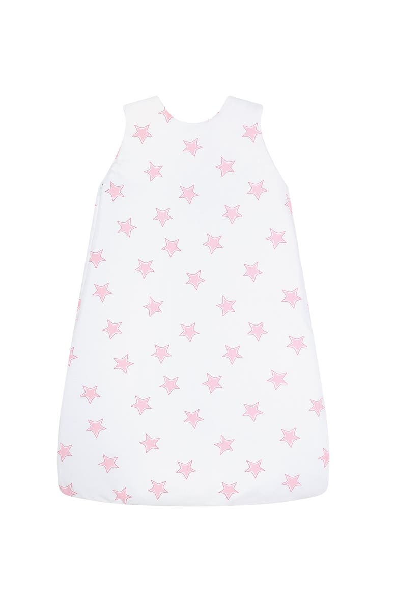 Pink Stars Print Winter Sack - Baby, Alternate, color, Pink