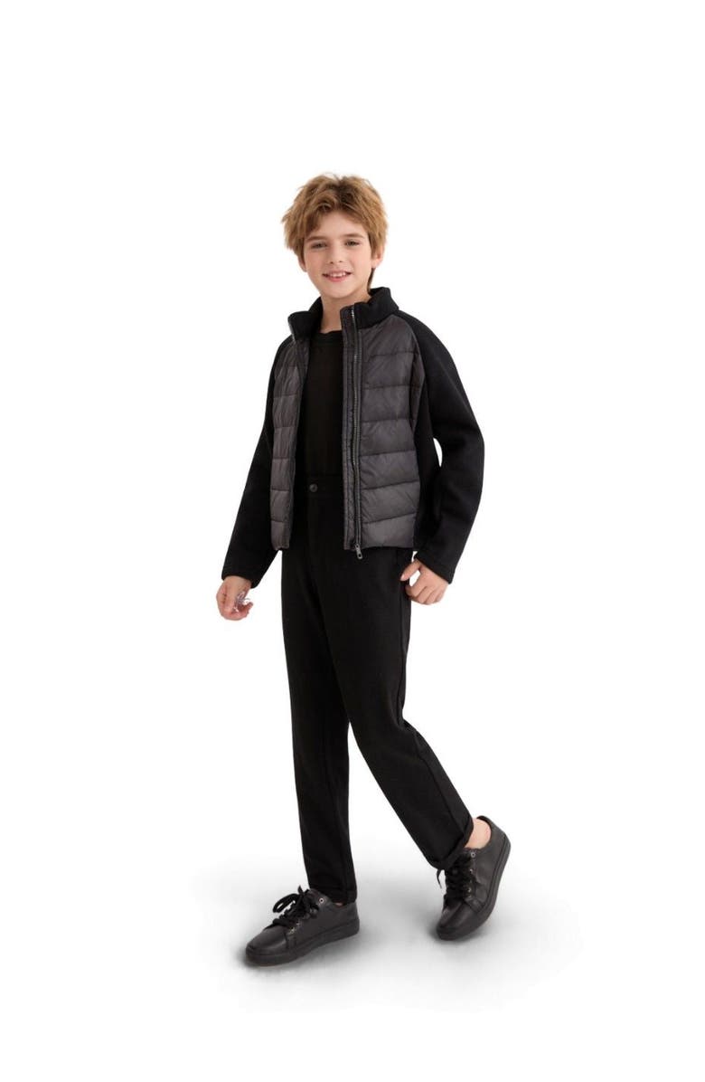 MOUSTACHE Quilted Zip Jacket, Alternate, color, Black