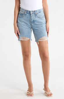Lucky Brand Baggy Denim Bermuda Shorts