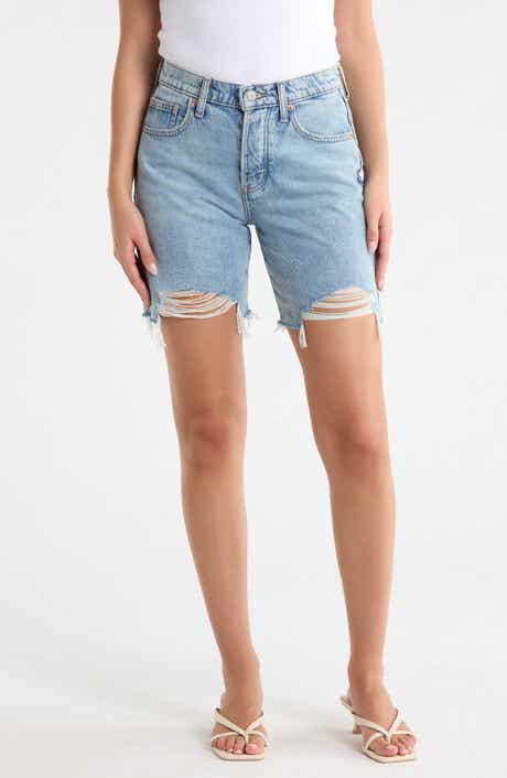 Lucky Brand Baggy Denim Bermuda Shorts