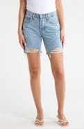 Lucky Brand Baggy Denim Bermuda Shorts