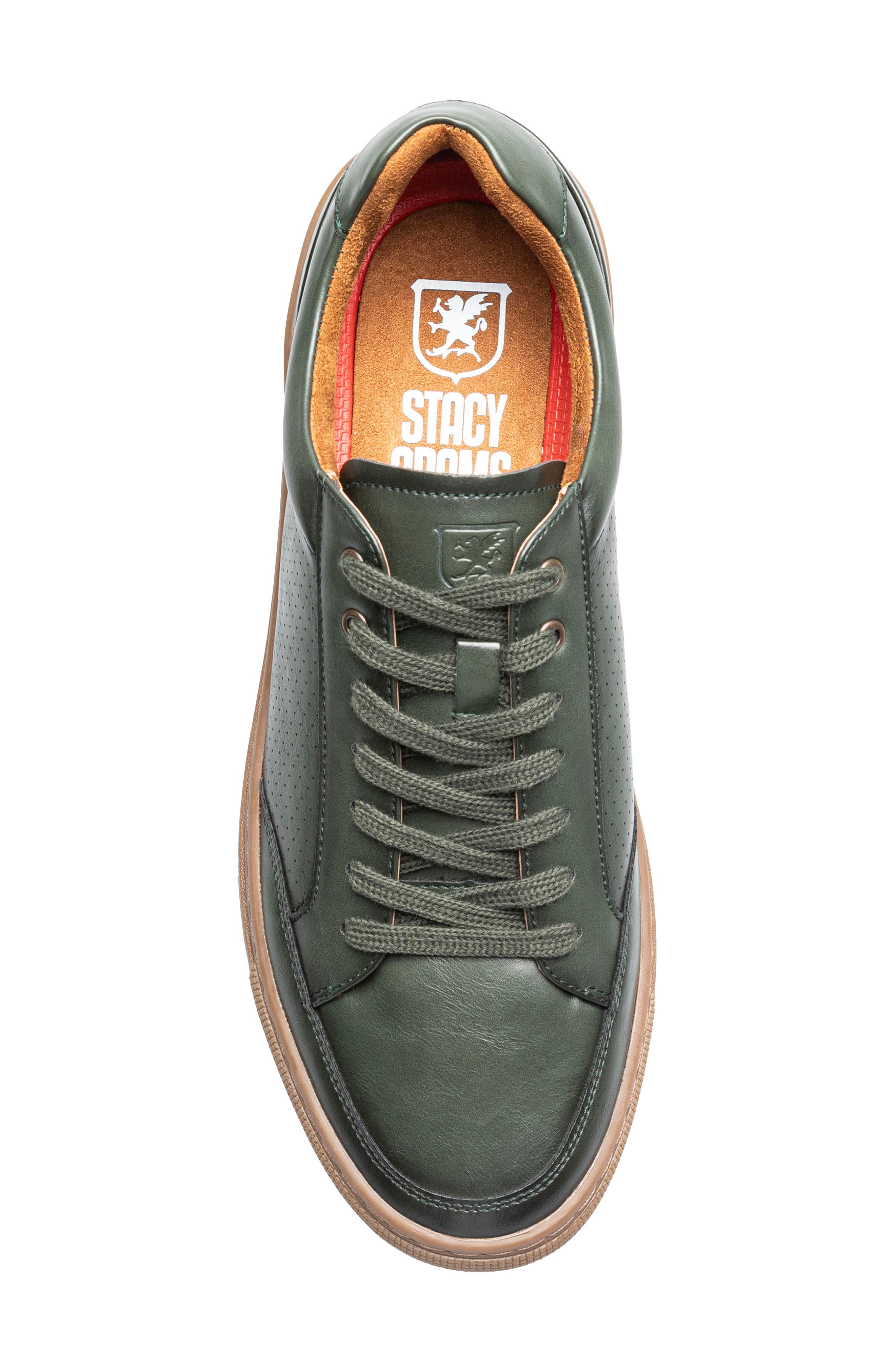 Dorian Faux Leather Sneaker, Alternate, color, GREEN
