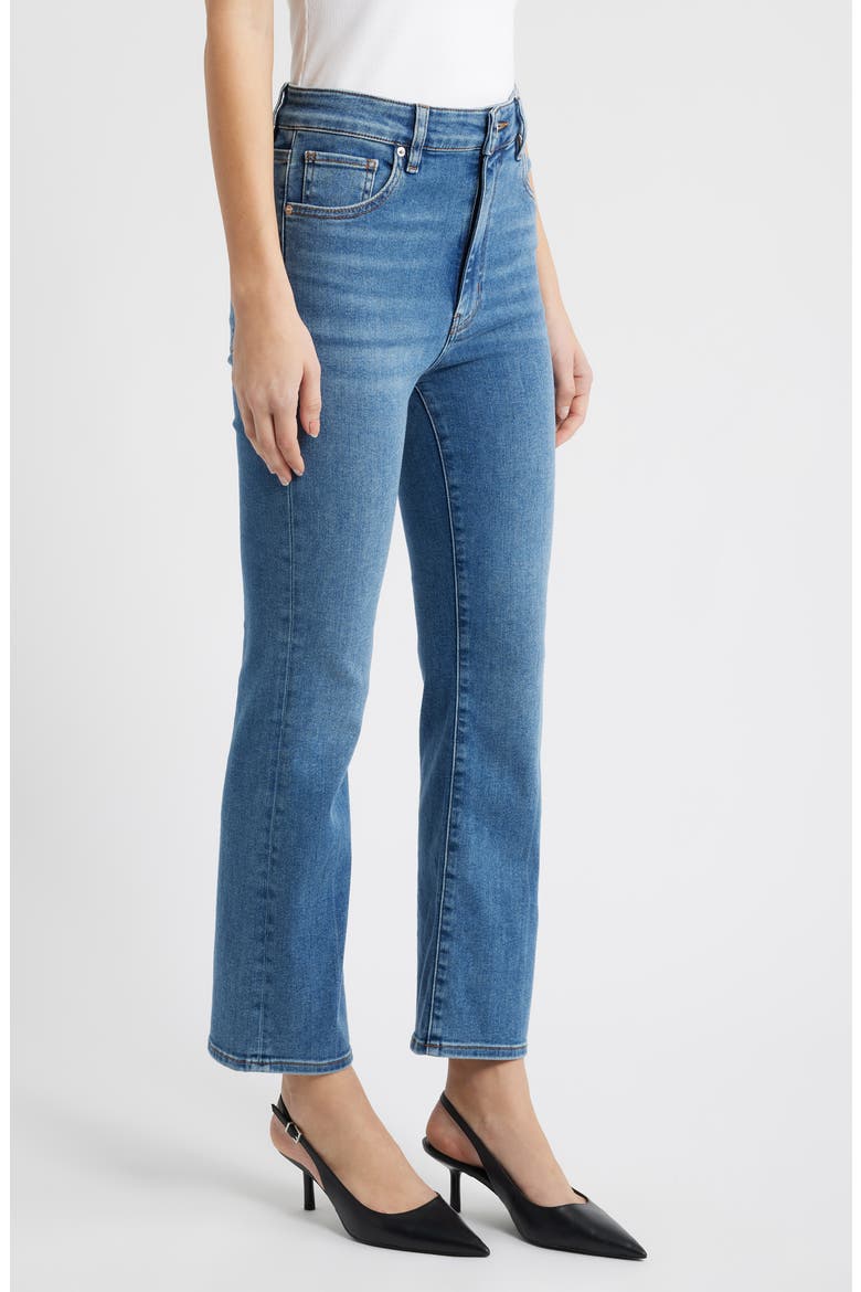The Reboot High Waist Crop Bootcut Jeans, Alternate, color, CREST