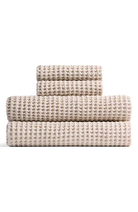 Turkish Cotton Waffle Bath Essentials