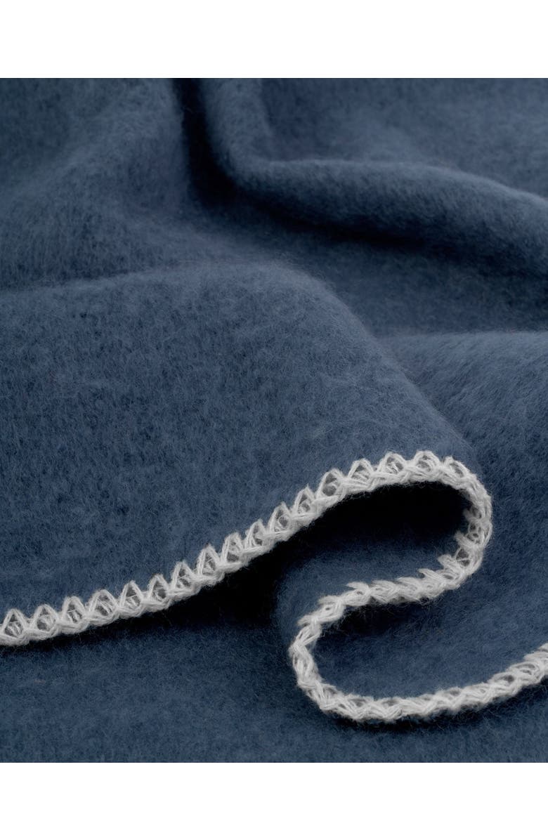 Katie Loxton Whipstitch Scarf in Navy, Alternate, color, Navy